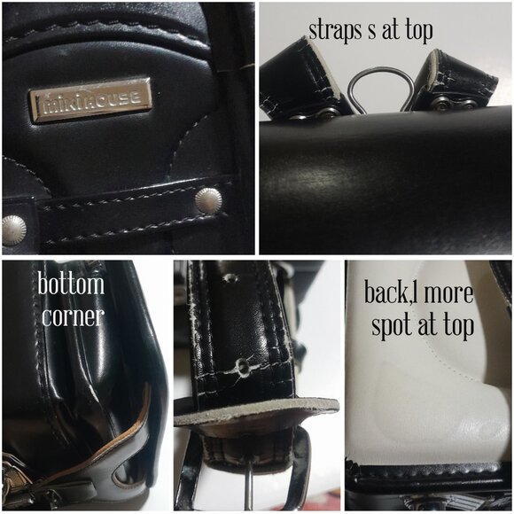 Miki House Japanese Backpack Faux Leather SOME WEAR VIEW PICTURES - Picture 5 of 8